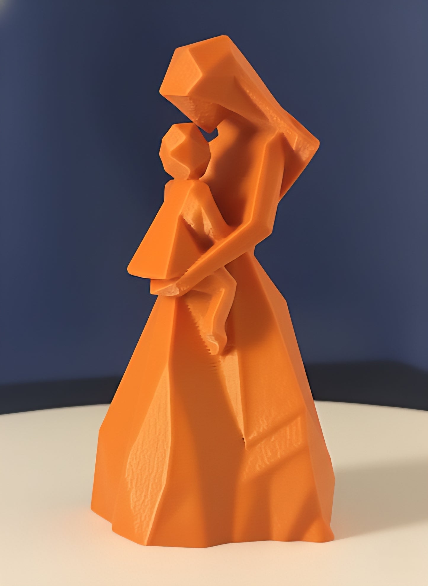 Geometric Mother and baby