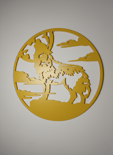 Howling Wolf Wall Art